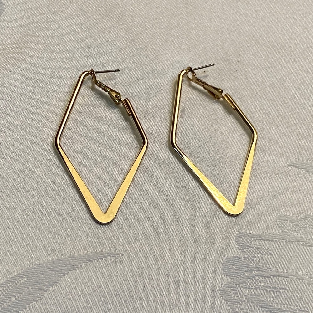 Geometric Gold Earrings